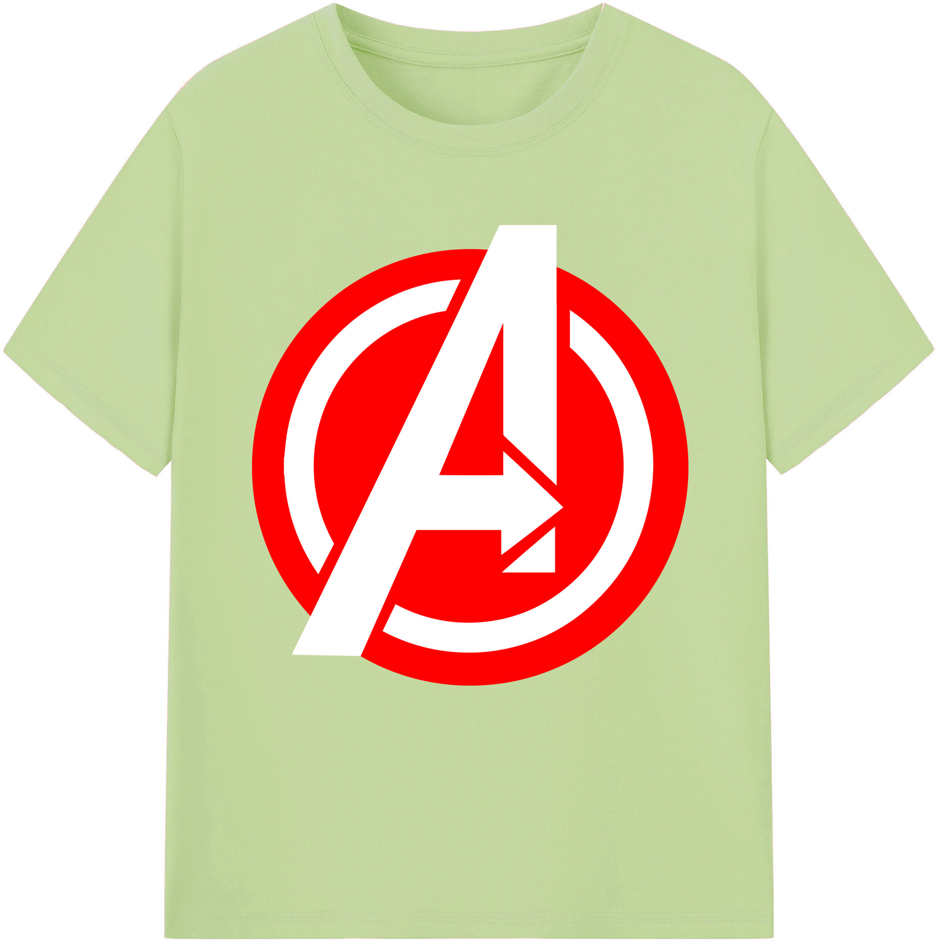 （画像用） アベンジャーズ The Avengers 綿100％半袖Tシャツ（フロントプリント）